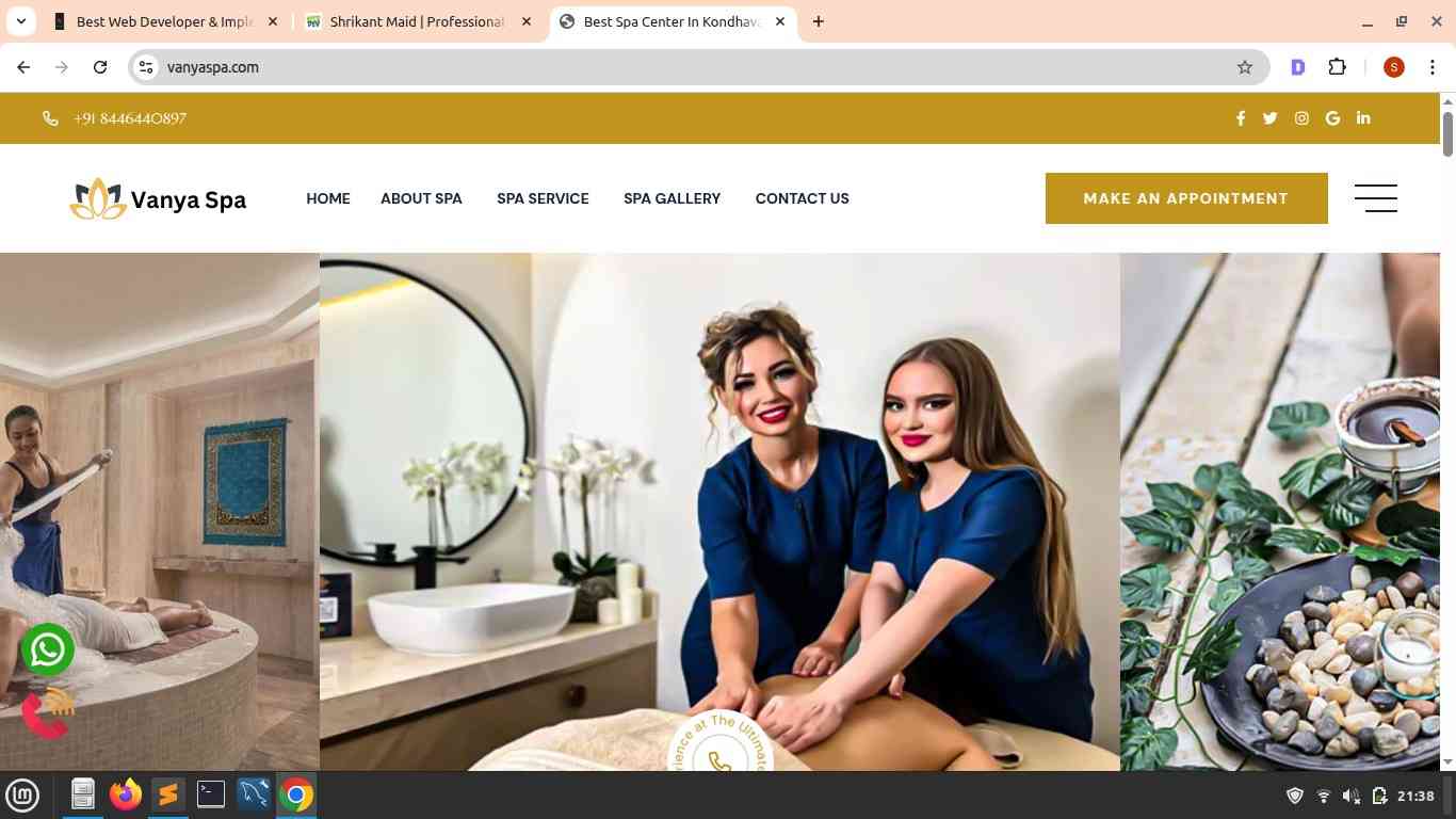 Clinic website developed in Pune