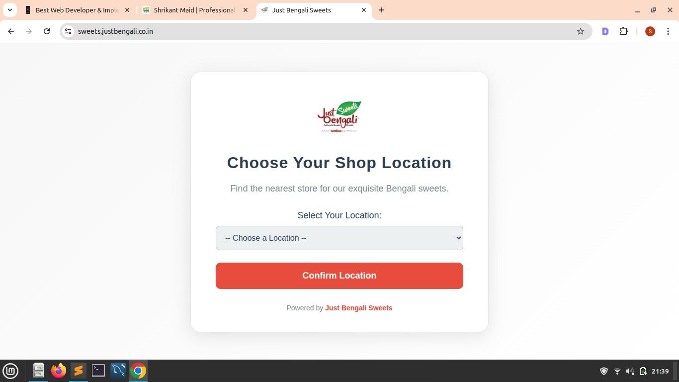 Business website development project Pune