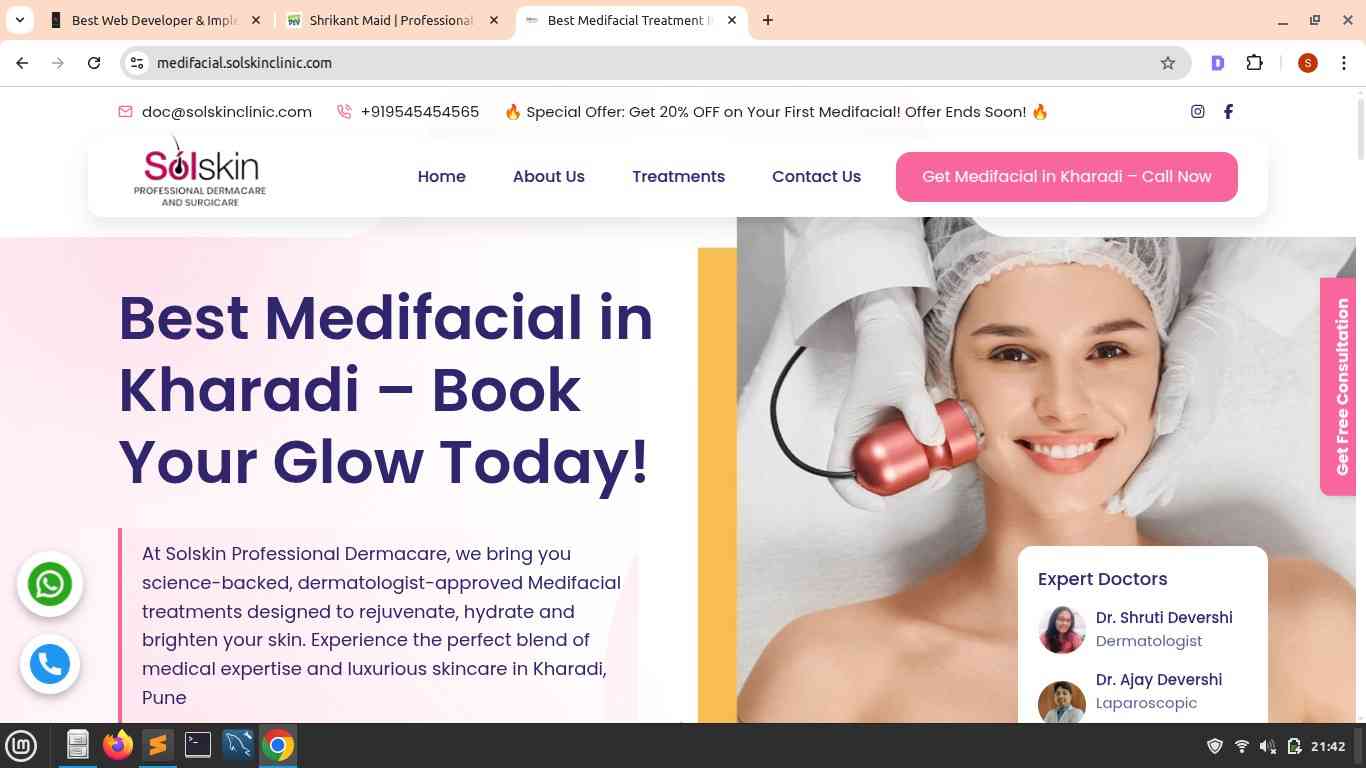 Business website portfolio Shree Technologies Pune